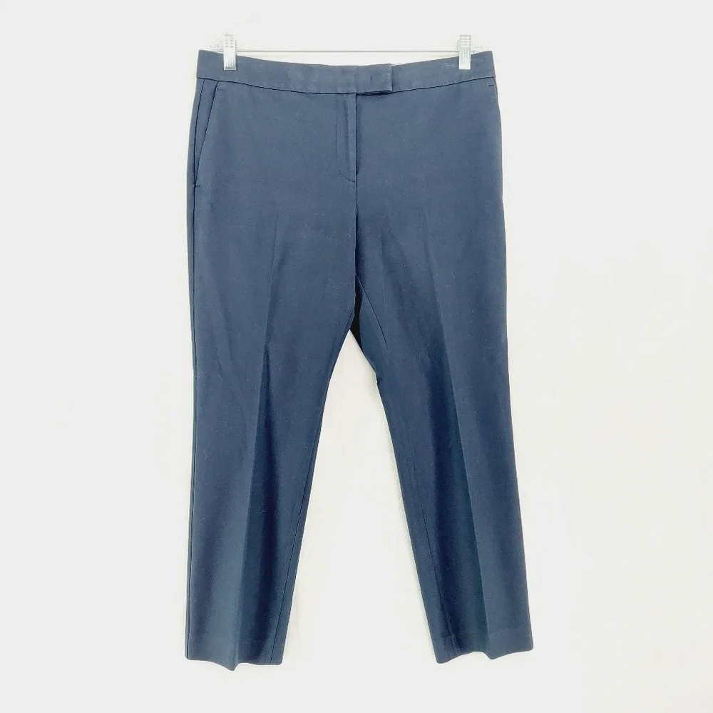 Ann Taylor Navy Blue Eva Ankle Pants Business Casual Trousers P6756 - Picture 1 of 9